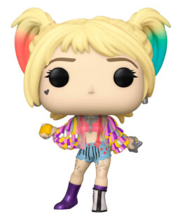 FIGURA POP BIRDS OF PREY HARLEY QUINN CAUTION TAPE