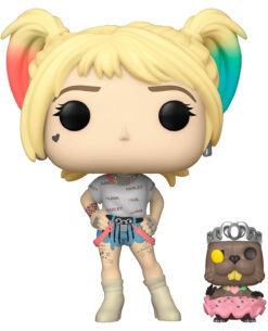 FIGURA POP BIRDS OF PREY HARLEY QUINN AND BEAVER