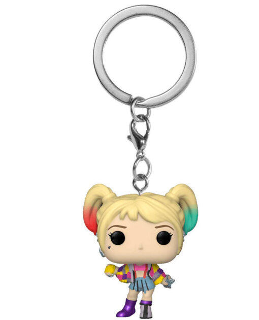 LLAVERO POP BIRDS OF PREY HARLEY QUINN CAUTION TAPE