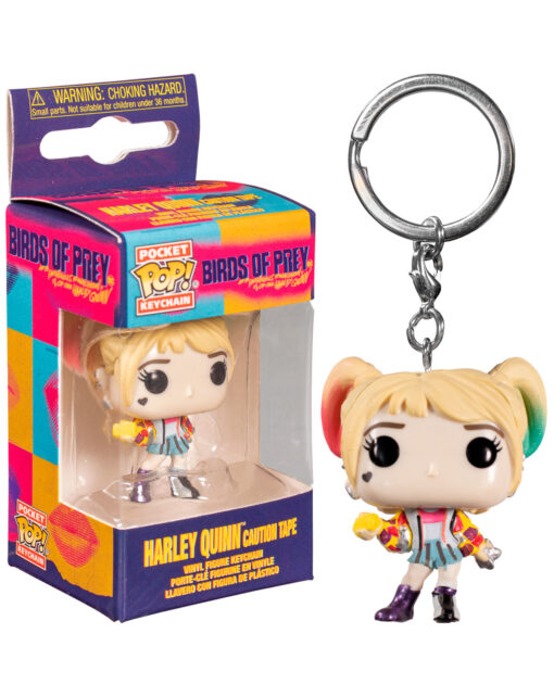 LLAVERO POP BIRDS OF PREY HARLEY QUINN CAUTION TAPE - Image 2
