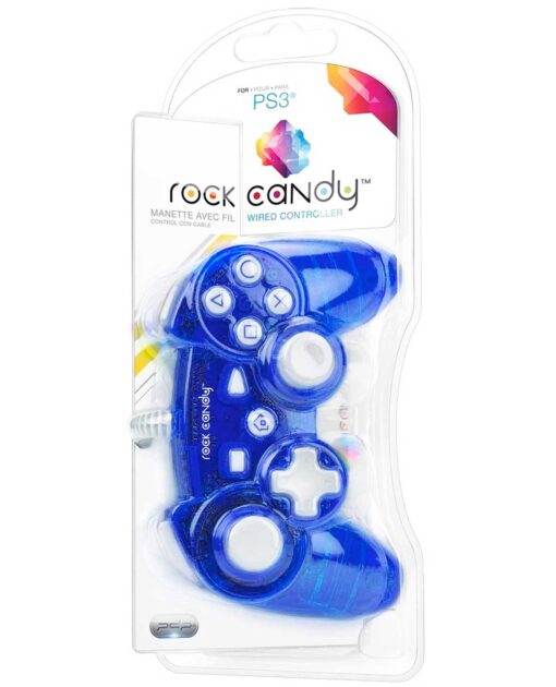 CONTROL PLAYSTATION 3 PDP ALAMBRICO ROCK CANDY AZUL - Image 2