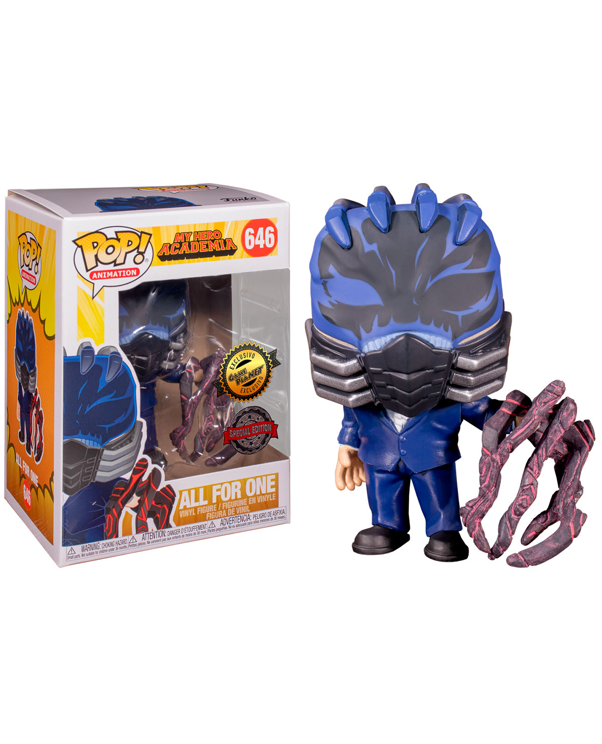 FIGURA POP MY HERO ACADEMIA ALL FOR ONE EXCLUSIVO GP Y G - Image 2