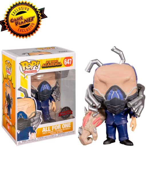 FIGURA POP MY HERO ACADEMIA ALL FOR ONE CHARGED EXCLUSIVO GP Y G - Image 2