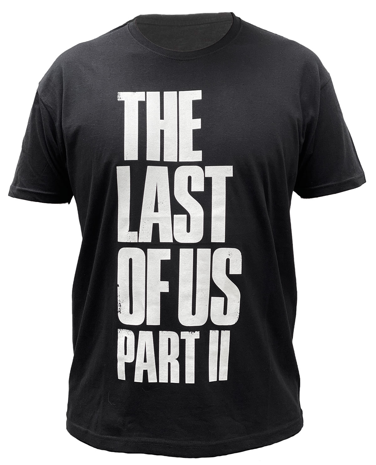 PLAYERA THE LAST OF US PART II LOGO NEGRA GRANDE