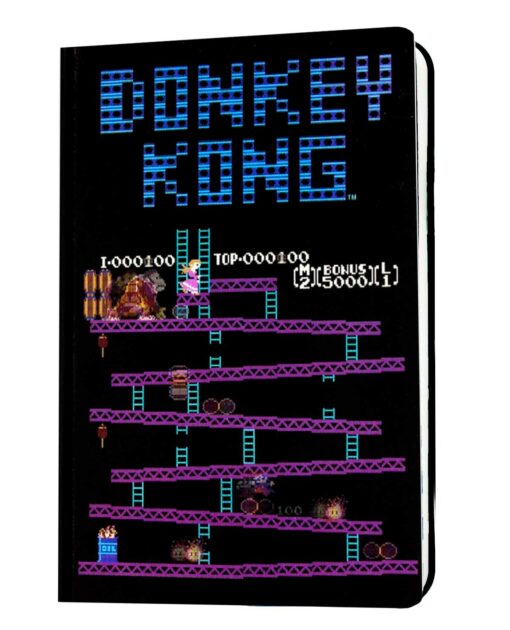 LIBRETA LENTICULAR 3D DONKEY KONG NEGRA