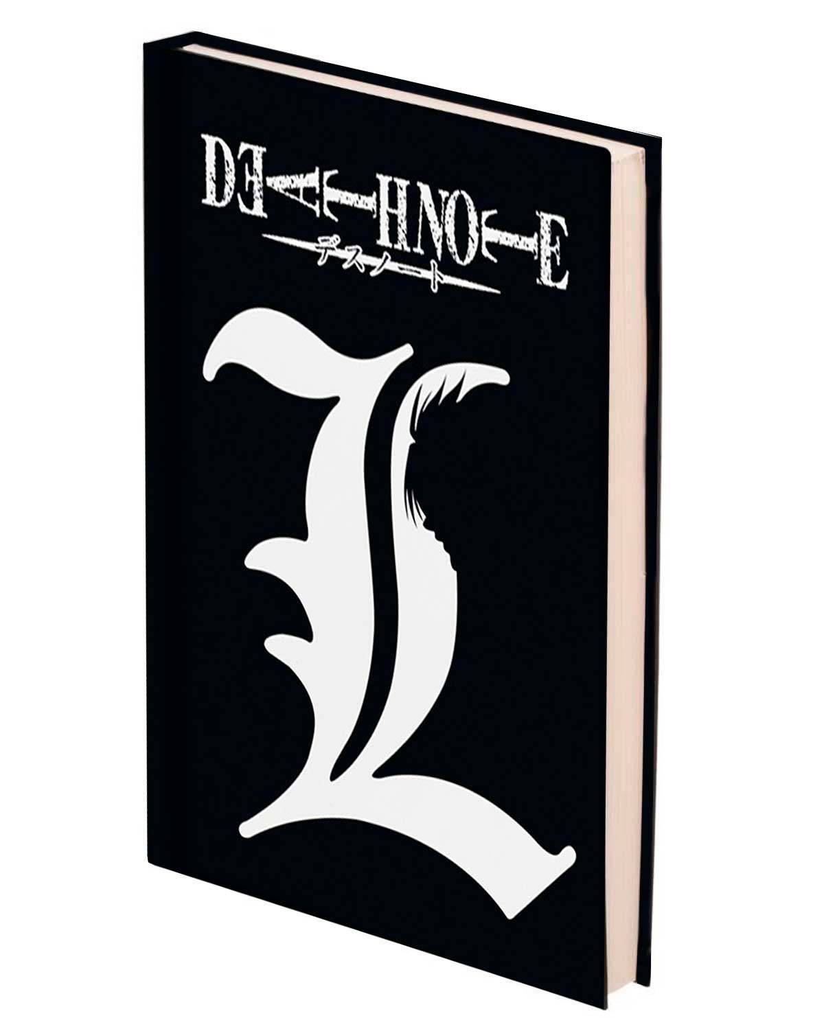 LIBRETA DEATH NOTE L NEGRA