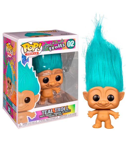 FIGURA POP GOOD LUCK TROLLS TEAL TROLL - Image 2