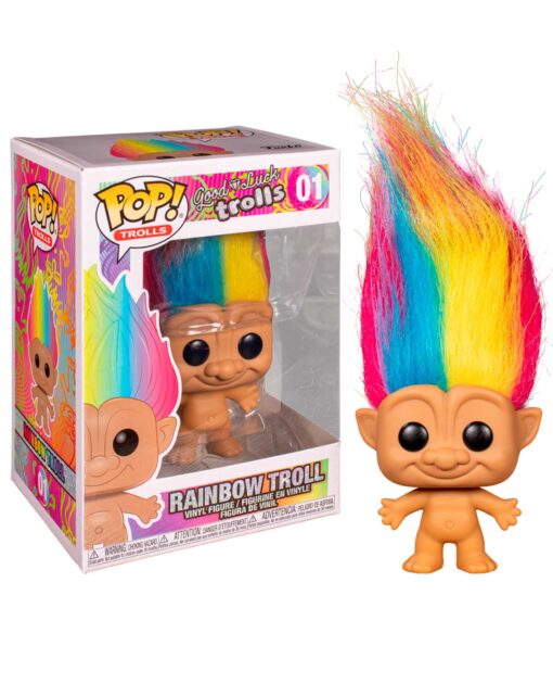 FIGURA POP GOOD LUCK TROLLS RAINBOW TROLL - Image 2