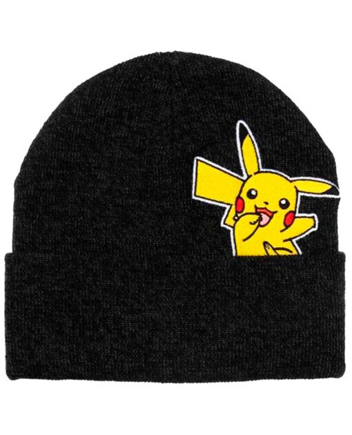 GORRO BEANNIE POKEMON PIKACHU PEAKABOO NEGRO