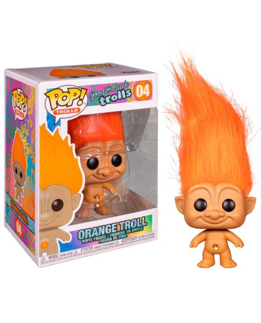 FIGURA POP GOOD LUCK TROLLS ORANGE TROLL - Image 2