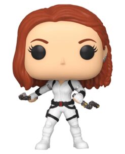 FIGURA POP BLACK WIDOW WHITE SUIT