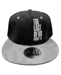 GORRA SNAPBACK THE LAST OF US PART II LOGO NEGRA