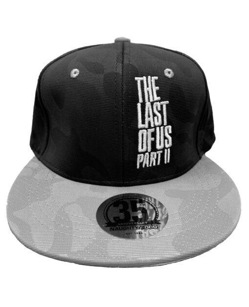 GORRA SNAPBACK THE LAST OF US PART II LOGO NEGRA