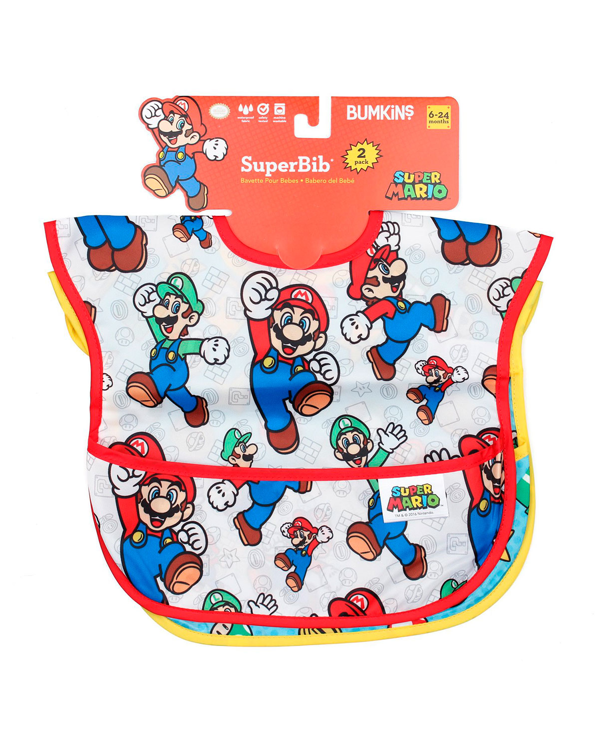 CONJUNTO DE BABEROS SUPER MARIO - Image 2