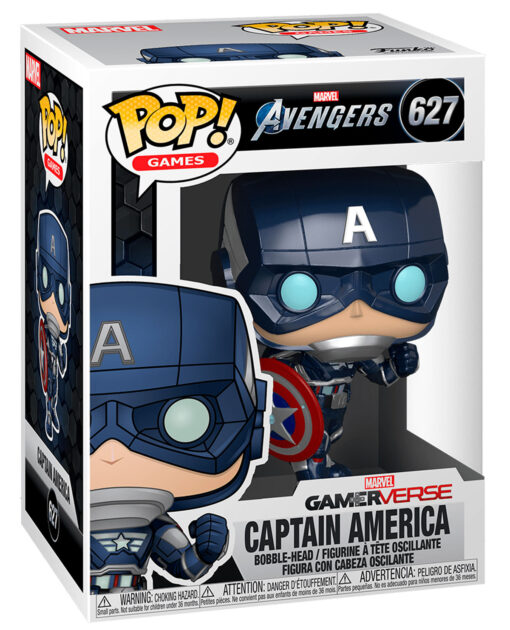 FIGURA POP MARVEL AVENGERS CAPTAIN AMERICA STARK TECH SUIT - Image 2
