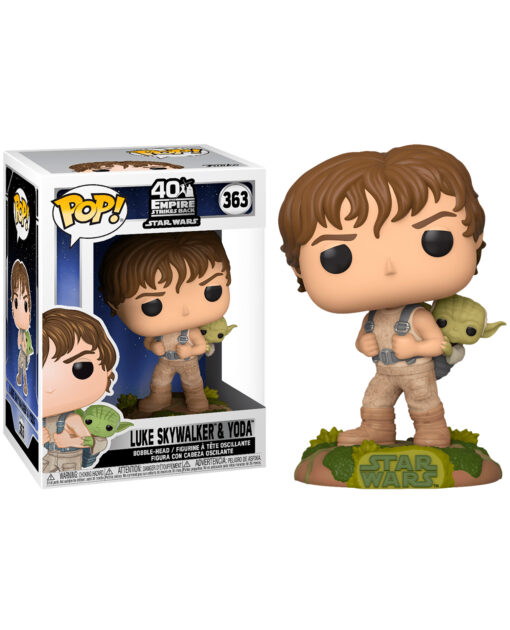 FIGURA POP STAR WARS THE EMPIRE STRIKES BACK LUKE SKYWALKER AND YODA - Image 2