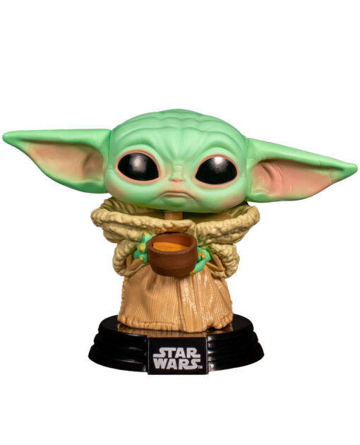 FIGURA POP THE MANDALORIAN THE CHILD WITH CUP