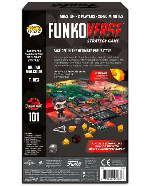 JUEGO DE ESTRATEGIA FUNKOVERSE JURASSIC PARK 2 PACK - Image 3