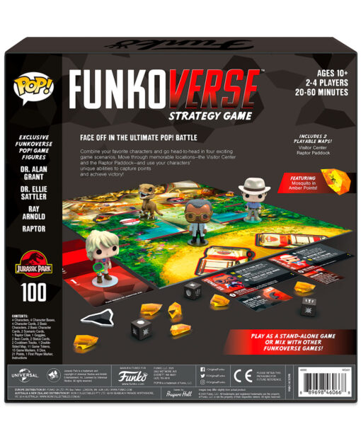 JUEGO DE ESTRATEGIA FUNKOVERSE JURASSIC PARK 4 PACK - Image 3