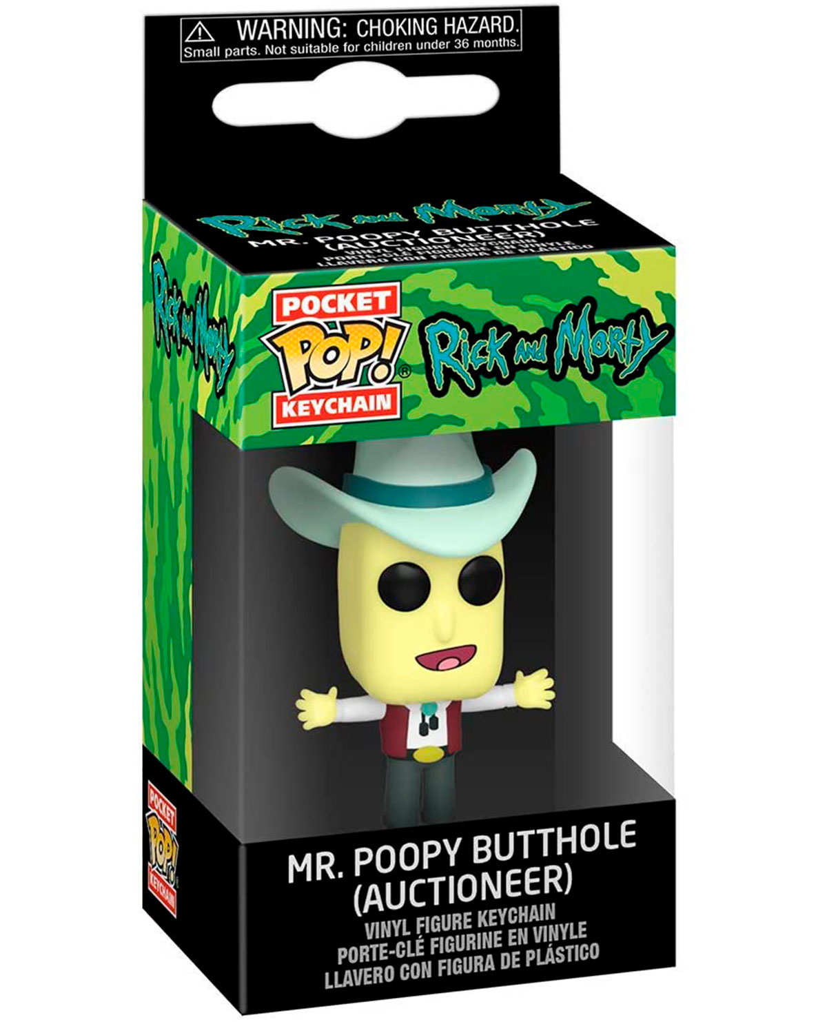 LLAVERO POP RICK AND MORTY MR POOPY BUTTHOLE AUCTIONEER - Image 2