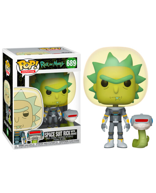 FIGURA POP RICK AND MORTY SPACE SUIT RICK WITH SNAKE - Image 2