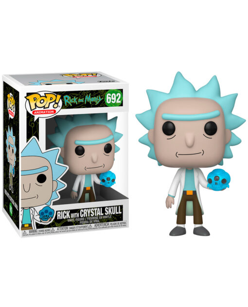FIGURA POP RICK AND MORTY RICK WITH CRYSTAL SKULL - Image 2