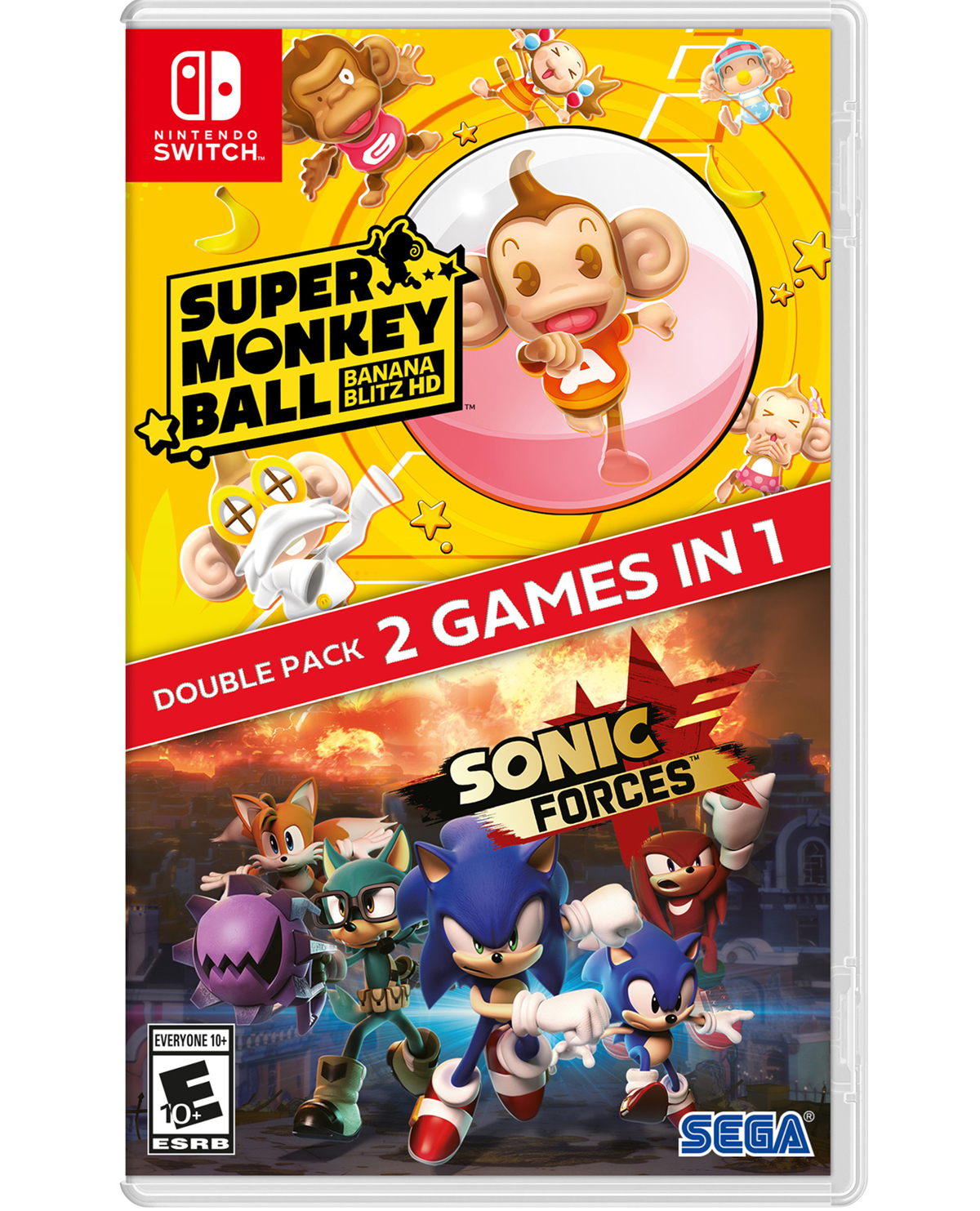 SONIC FORCES AND SUPER MONKEY BALL BANANA BLITZ HD DOUBLE PACK