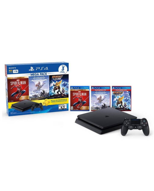 CONSOLA PLAYSTATION 4 SLIM NEGRO 1TB MEGAPACK 15 - Image 3