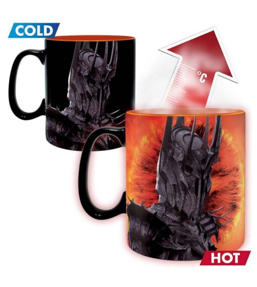 TAZA DE CERAMICA SENSIBLE AL CALOR THE LORD OF THE RINGS SAURON - Image 2