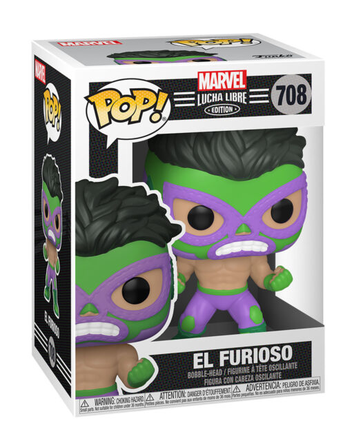 FIGURA POP MARVEL LUCHADORES EL FURIOSO HULK - Image 2
