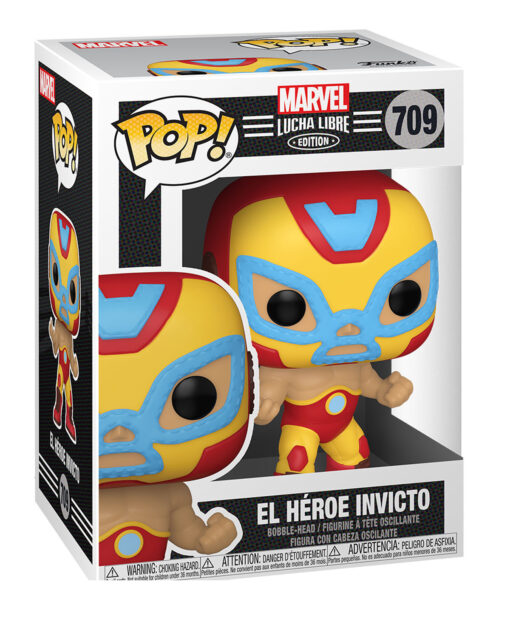 FIGURA POP MARVEL LUCHADORES EL HEROE INVICTO IRON MAN - Image 2