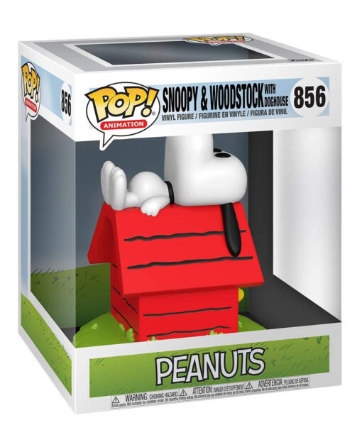 FIGURA POP PEANUTS SNOOPY ON DOGHOUSE - Image 2