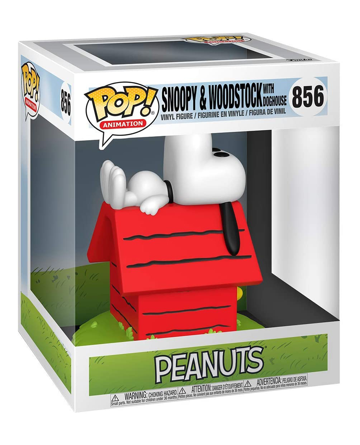 FIGURA POP PEANUTS SNOOPY ON DOGHOUSE - Image 2