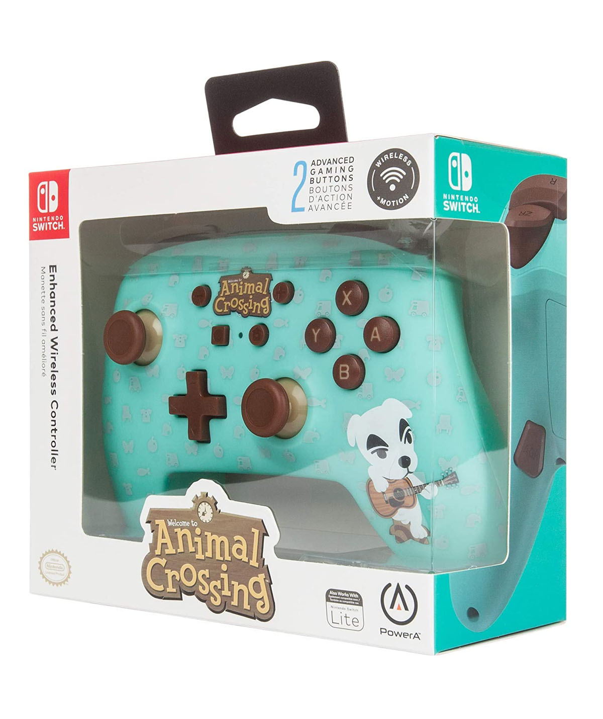 CONTROL NINTENDO SWITCH INALAMBRICO POWER A ANIMAL CROSSING K K SLIDER - Image 3