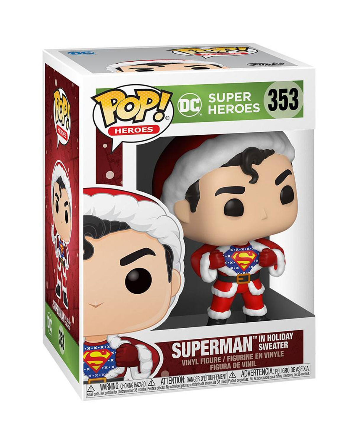 FIGURA POP DC HEROES SUPERMAN WITH SWEATER - Image 2