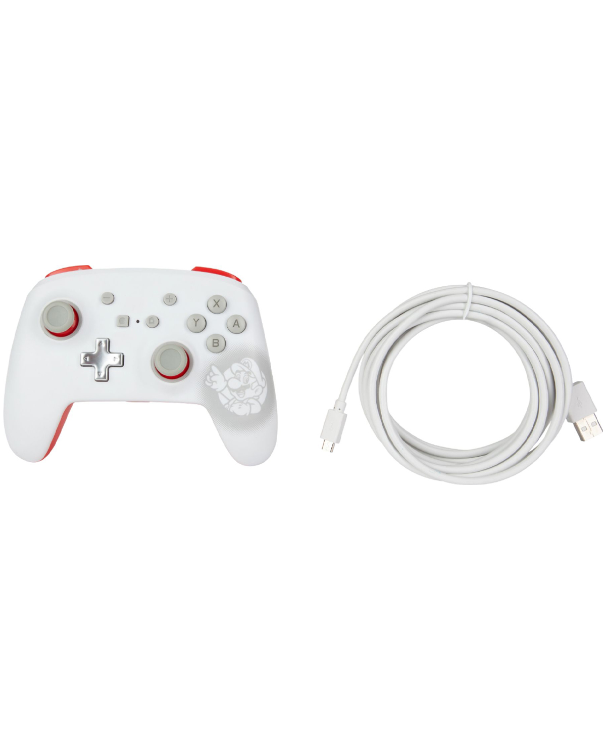 CONTROL NINTENDO SWITCH ALAMBRICO SUPER MARIO WHITE - Image 3