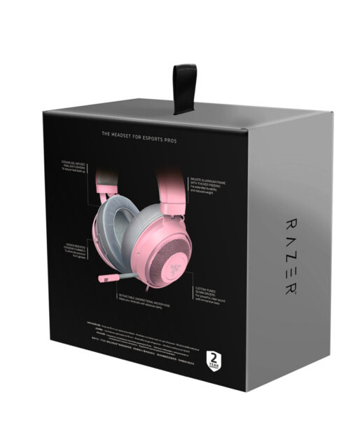 HEADSET ALAMBRICO MULTIPLATAFORMA RAZER KRAKEN ROSA - Image 3