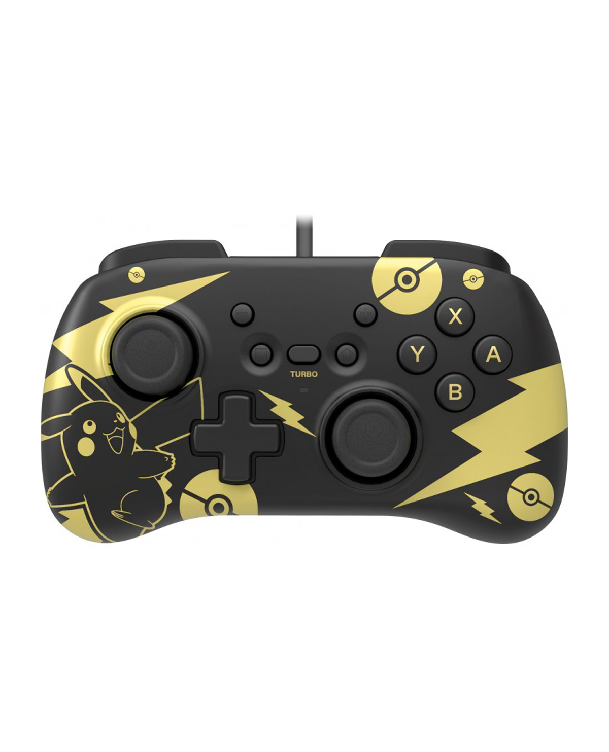 CONTROL ALAMBRICO NINTENDO SWITCH PIKACHU BLACK