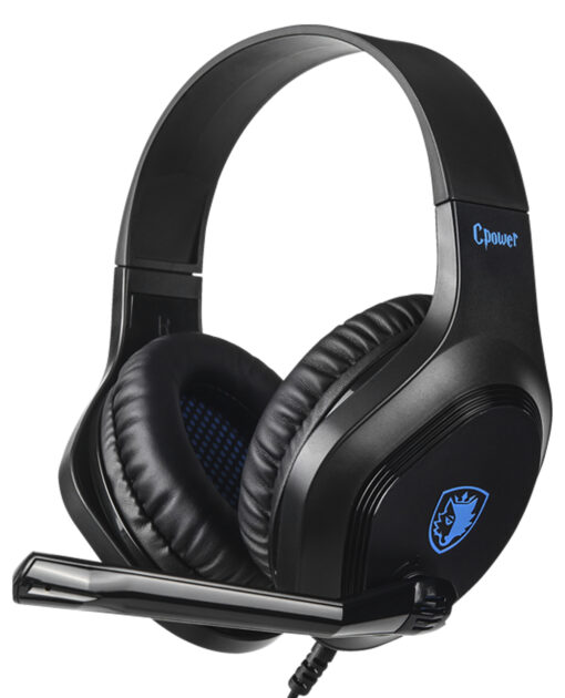 HEADSET MULTIPLATAFORMA ALAMBRICO  SADES CPOWER NEGRO