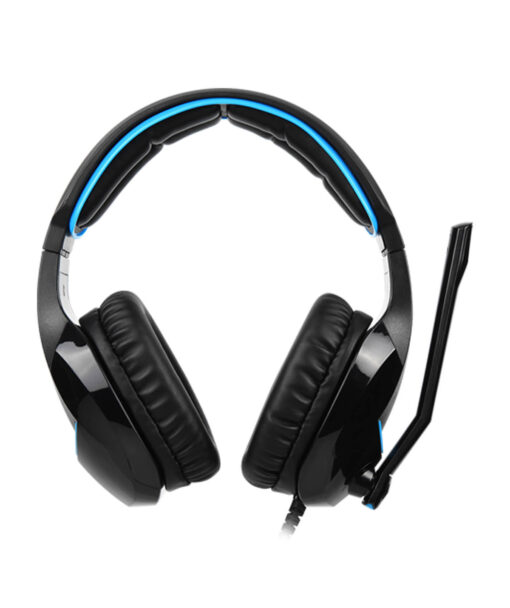 HEADSET PC SADES ALAMBRICO WAND NEGRO Y AZUL