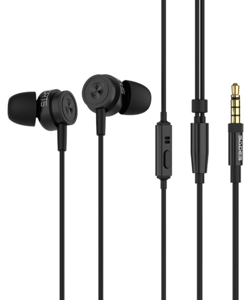 AURICULAR PC SADES ALAMBRICO WINGS 10 NEGRO - Image 3
