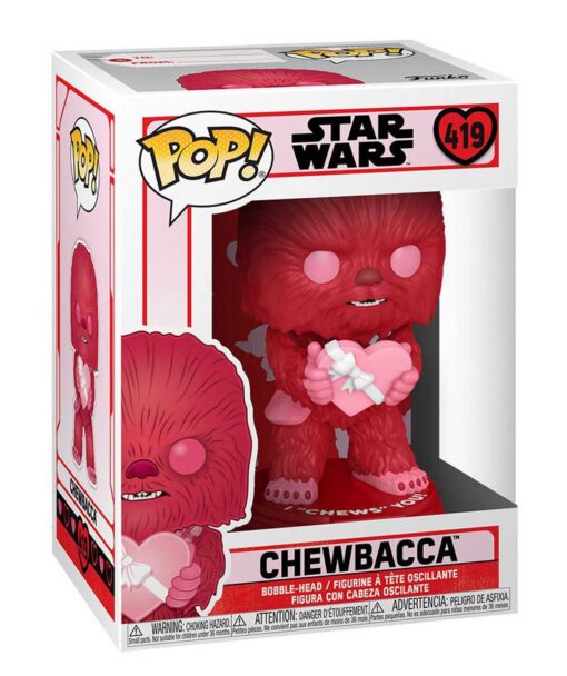 FIGURA POP STAR WARS VALENTINES CUPID CHEWBACCA - Image 2