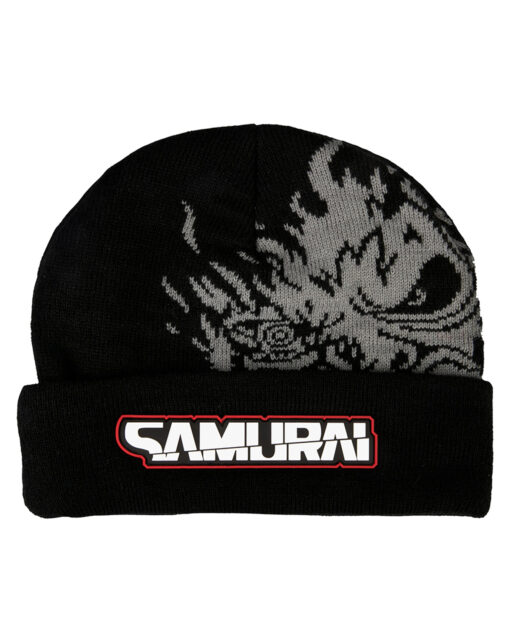 GORRO BEANIE CYBERPUNK 2077 SAMURAI MULTICOLOR