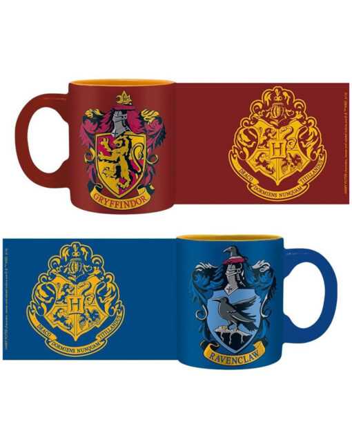 SET DE TAZAS DE CERAMICA HARRY POTTER GRYFFINDOR AND RAVENCLAW