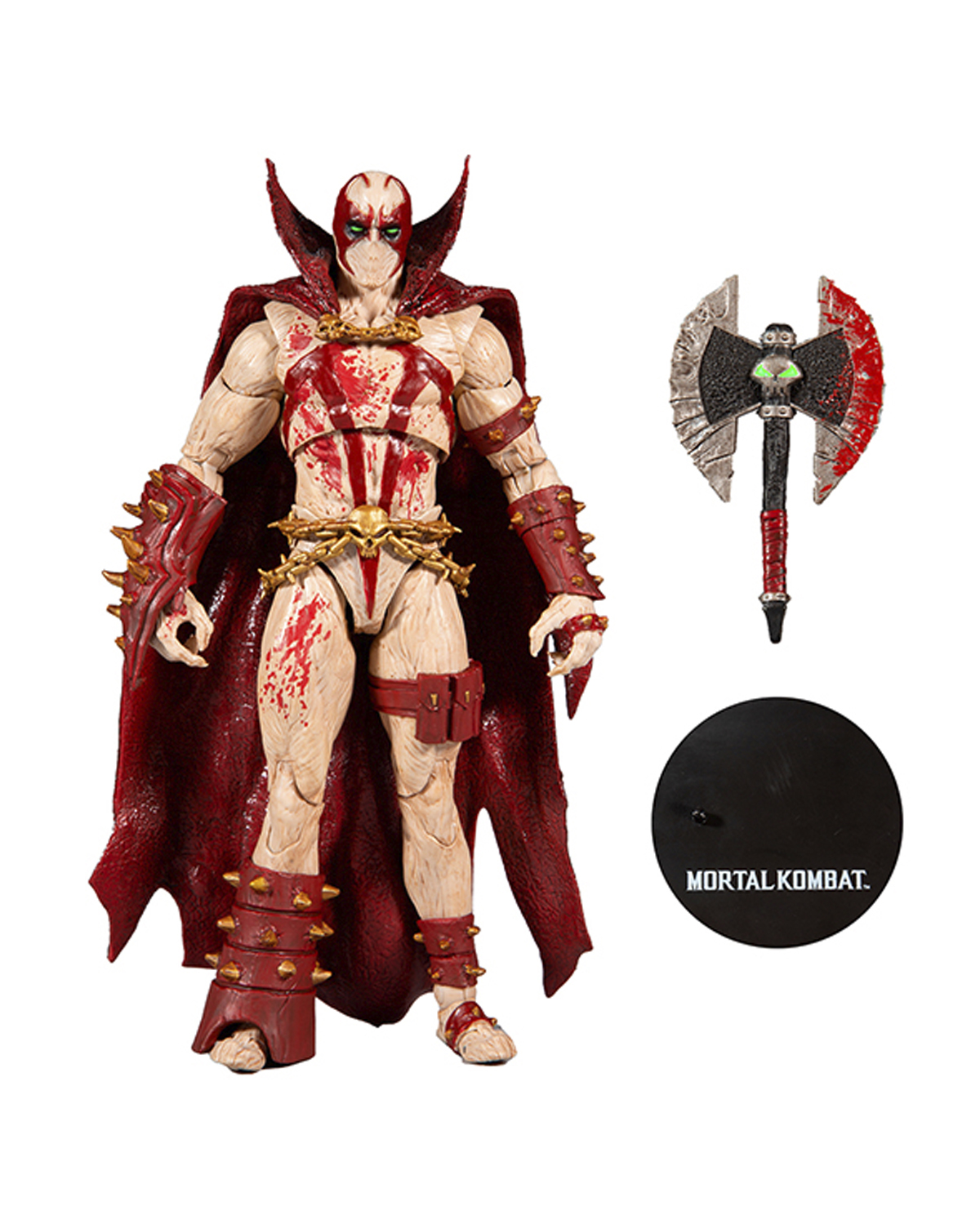 McFarlane Toys Mortal Kombat Spawn Action Figure – Versione Ascia, 18 Cm, Collezionabile, Dettaglio Realistico