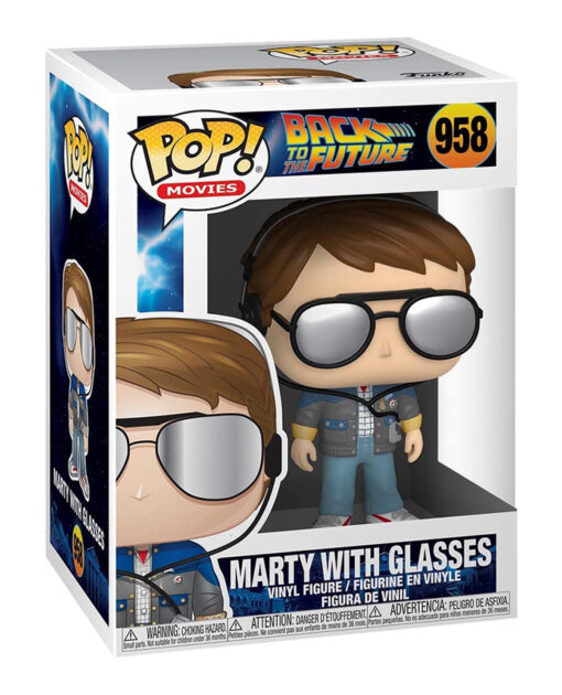 FIGURA POP BACK TO THE FUTURE MARTY WITH GLASSES - Image 2