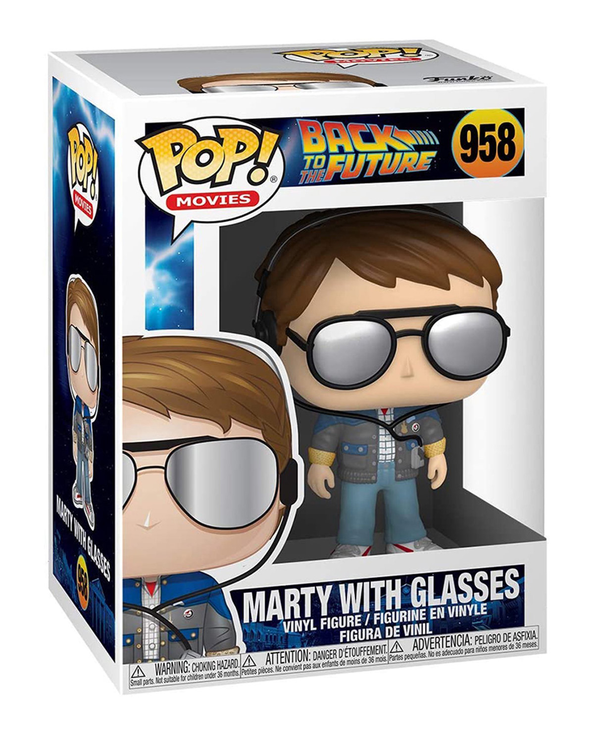 FIGURA POP BACK TO THE FUTURE MARTY WITH GLASSES - Image 2