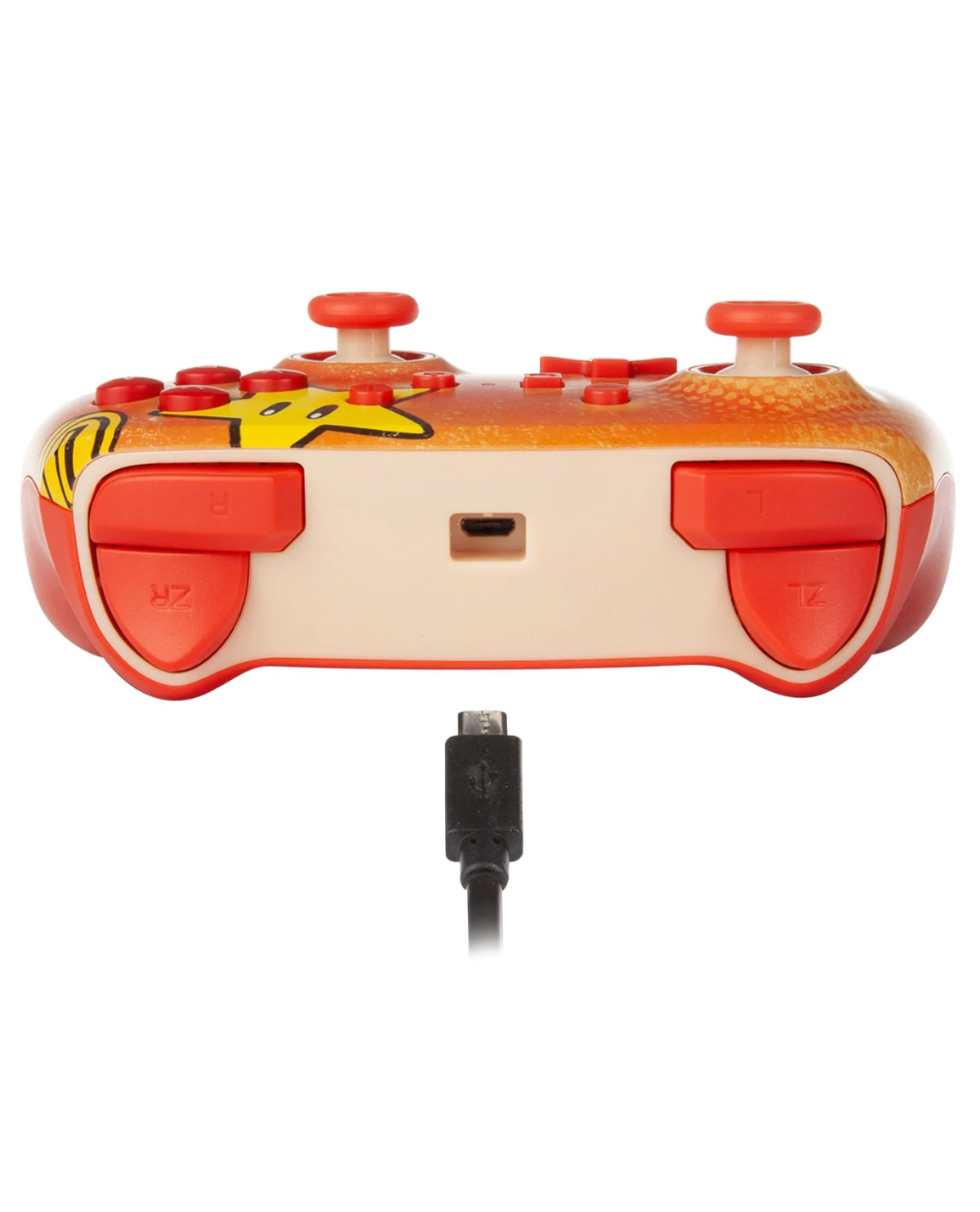 CONTROL NINTENDO SWITCH ALAMBRICO POWER A MARIO VINTAGE - Image 2