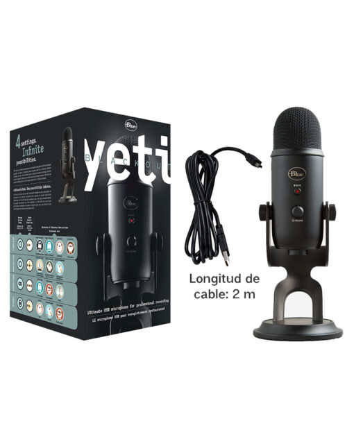 MICROFONO USB BLUE YETI NEGRO - Image 3