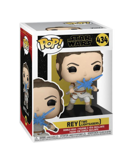 FIGURA POP STAR WARS REY TWO LIGHTSABERS - Image 2